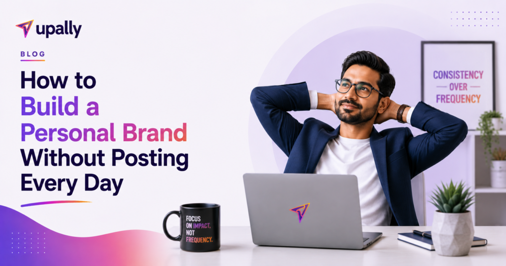 How to Build a Personal Brand Without Posting Every Day (The 2-Post System) how to build a personal brand without posting every day